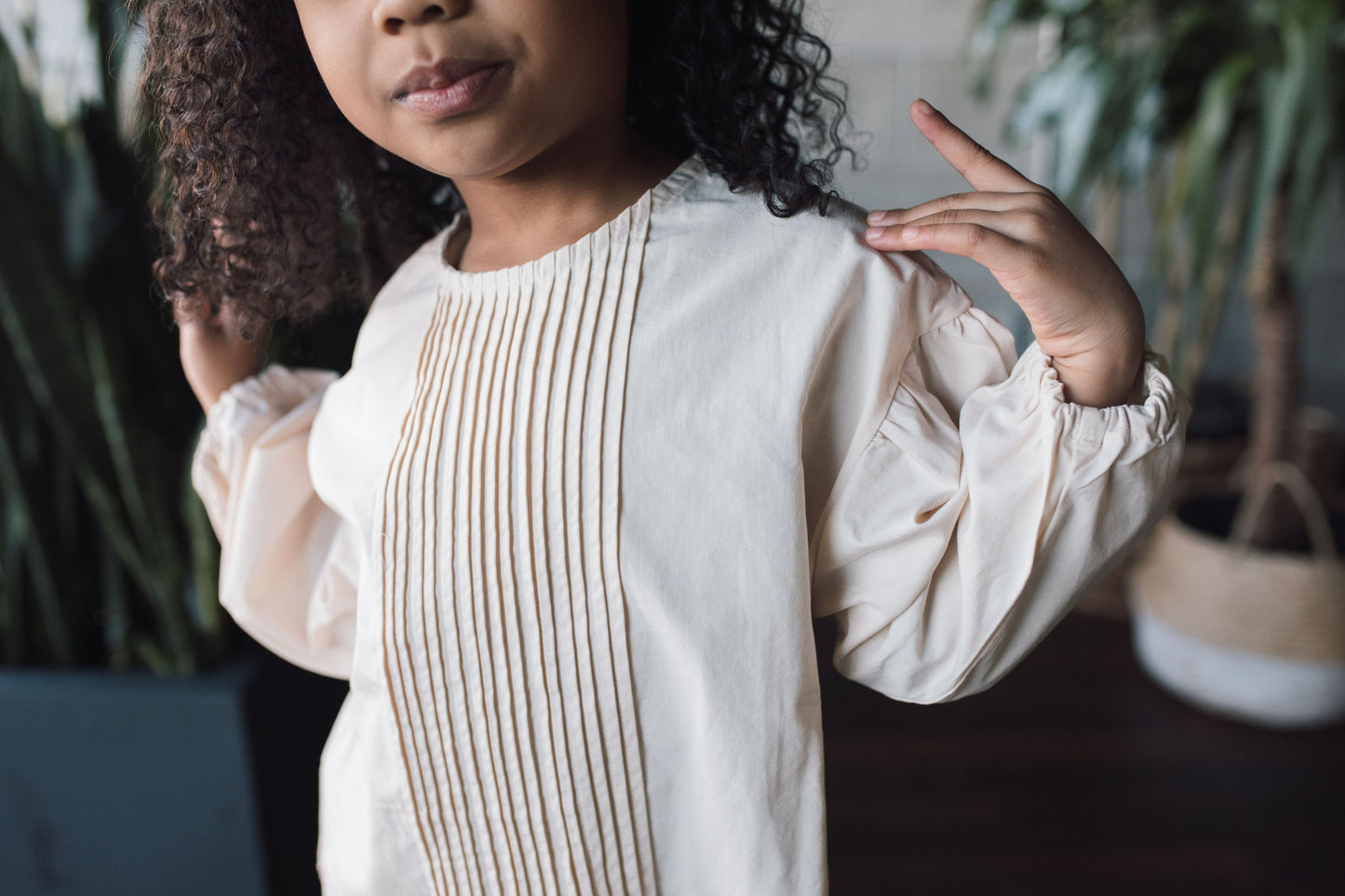 Pleated Blouse